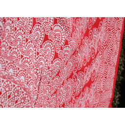 Väggbonad indiska textilier